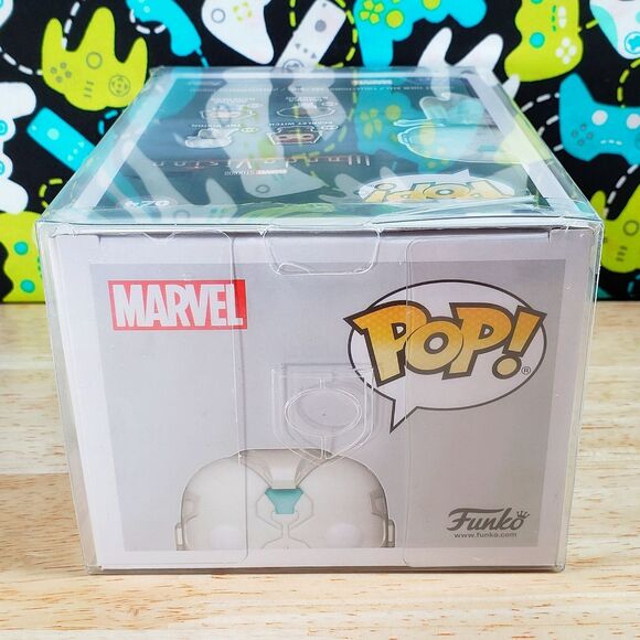 Funko PoP Marvel Wanda Vision The Vision #824 2021 Vinyl Figure + Protector New - Picture 8 of 8